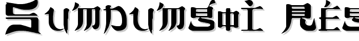 Sumdumgoi Regular font